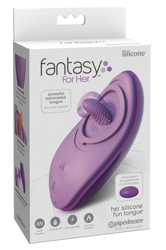 FFH Silicon Fun Tongue Vibrator cu Limbă și 7 Moduri de Vibrație
