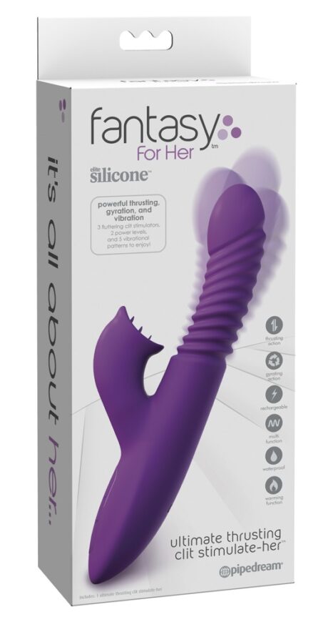 FFH U T Clit Stimulate-Her Vibrator Rabbit cu Rotație și Mișcare