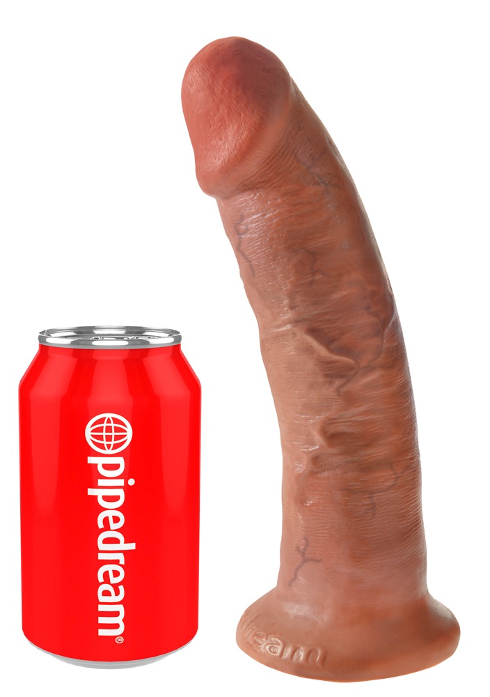 KC 9 Inch Cock Light Dildo Realist cu Ventuză 24 cm - imagine 7