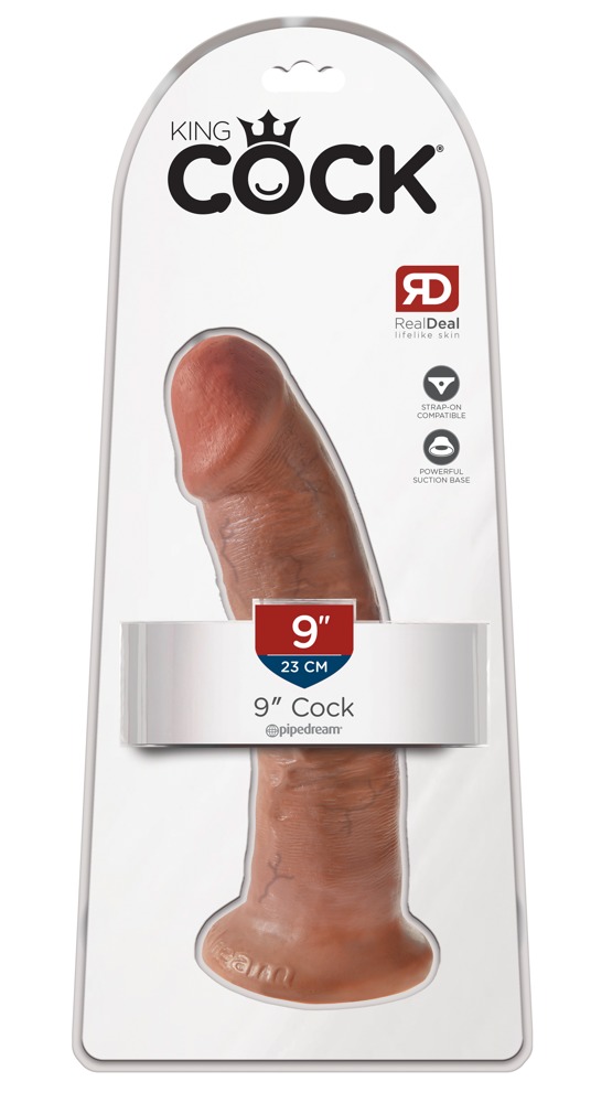 KC 9 Inch Cock Light Dildo Realist cu Ventuză 24 cm - imagine 6