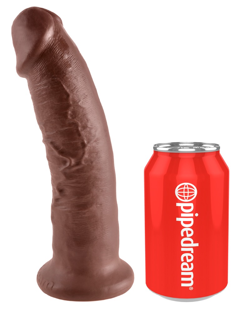 KC 9 Inch Cock Light Dildo Realist cu Ventuză 24 cm - imagine 12