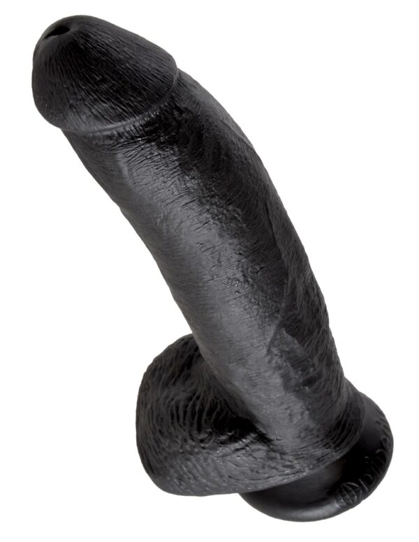 King Cock 9 Inch Balls Tan Dildo Realist cu Ventuză 22.9 cm - imagine 14