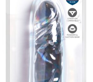 KCC Cock Clear 6 King Cock Dildo Transparent Realist cu Ventuză 17.8 cm