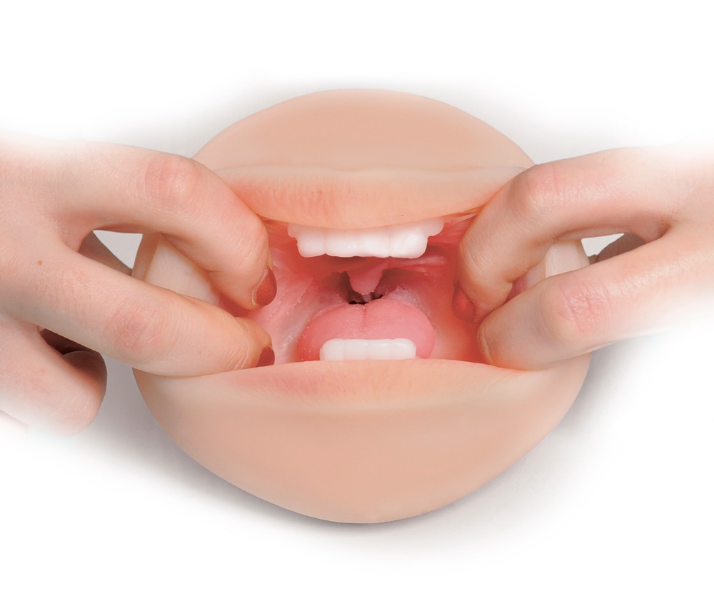 PET FMS To Go Deep Throat Masturbator Compact cu Textură și Canal Flexibil - imagine 6