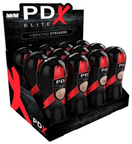 Masturbator Vibrant PEE cu Glonț Vibrator- Display 12 Bucăți