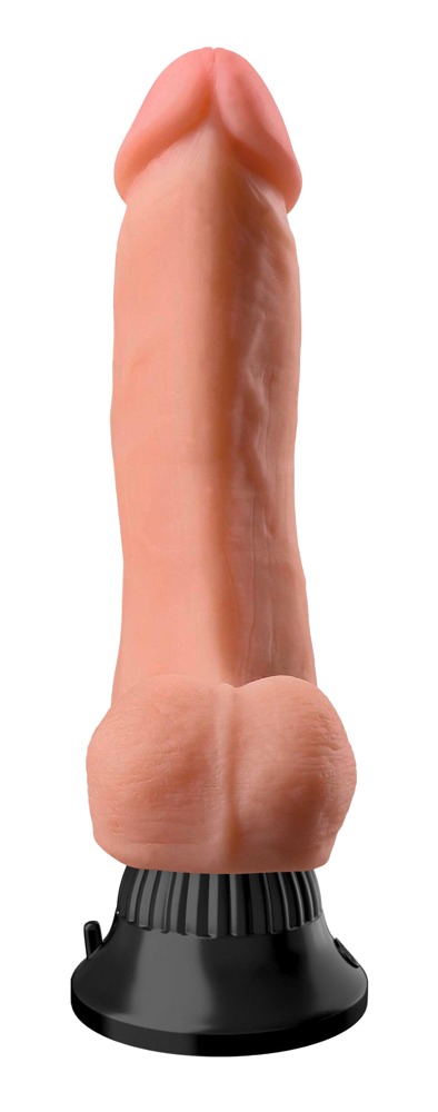 Real Feel Deluxe No. 1 Light Vibrator Realist cu Ventuză și Vibrații - imagine 4