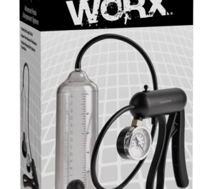 Pipedream Power Pump Pro-Gauge Pompă pentru penis cu manometru și vacuum reglabil