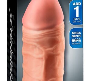 FXT Mega 1 Inch Extension Manșon pentru Penis cu Efect de Îngroșare
