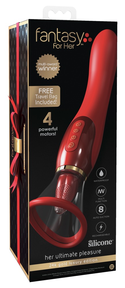 Stimulator 3 în 1 FFH Her Ultimate Pleasure Holi