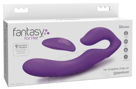 FFH Her Ultimate Strapless – Strap-On Fără Ham cu Vibrații și Telecomandă