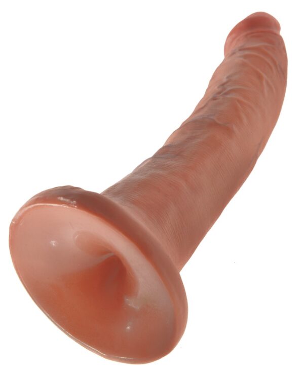 King Cock 7 Inch Flesh Dildo Realist cu Ventuză 20,5 cm - imagine 10