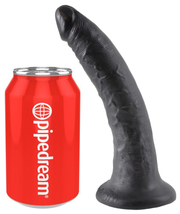 King Cock 7 Inch Flesh Dildo Realist cu Ventuză 20,5 cm - imagine 12