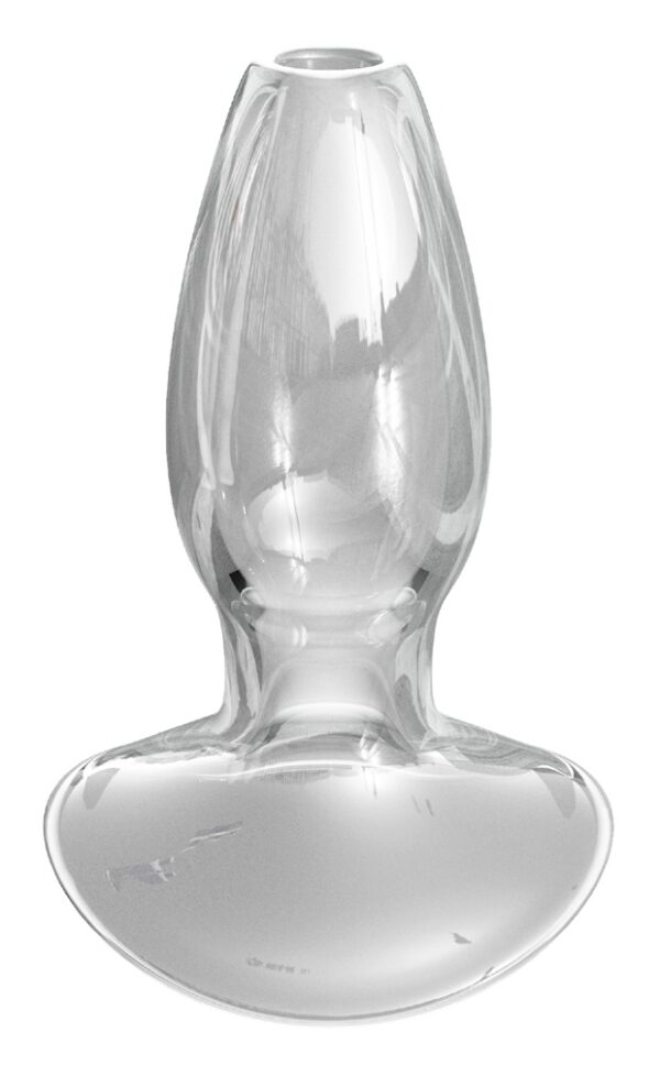 Plug anal din sticlă borosilicată cu tunel - imagine 2