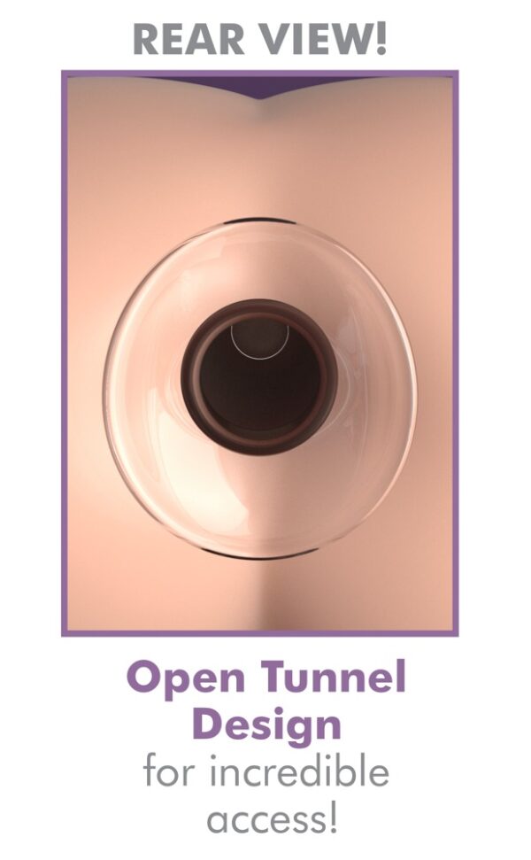 Plug anal din sticlă borosilicată cu tunel - imagine 4