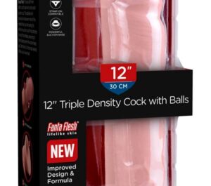 KCP 12 TD Cock cu Balls Dildo Realist cu Suprafață Moale și Ventuză
