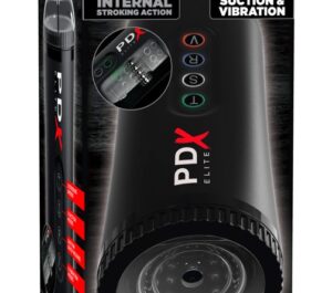 PDX Elite Moto Blower Masturbator Automat cu Aspirație și Vibrații