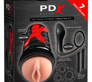 PDX Elite Ass-Gasm Set Vibrant pentru Bărbați 7 Piese
