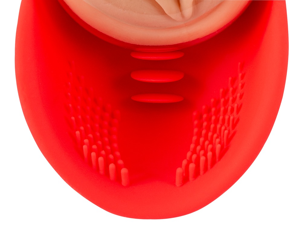 PDX Elite Fuck-O-Matic Masturbator cu Sucțiune Vibrații și Stimulator - imagine 8