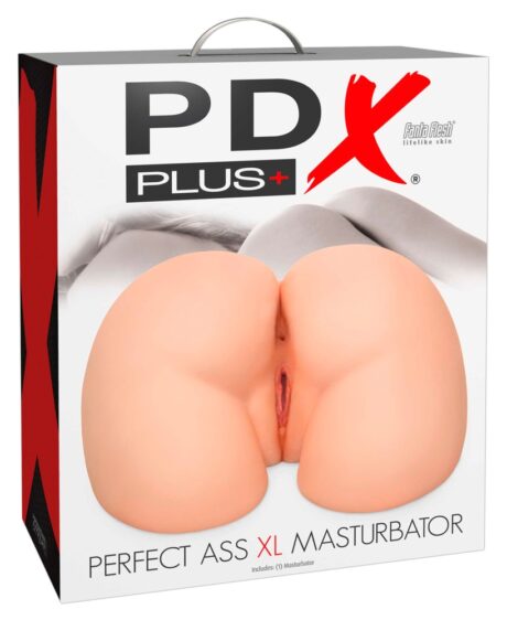Torso posterior realist Perfect Ass XL cu două orificii anatomice
