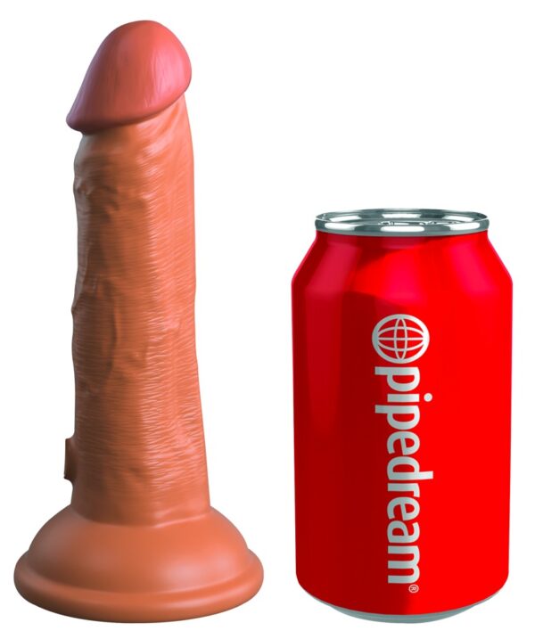 Vibrator realist din silicon Dual Density cu ventuză 17,8 cm - imagine 8