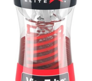 PDC Elite Viewtube 2 Masturbator Tip Manșon Transparent cu Textură Spiralată