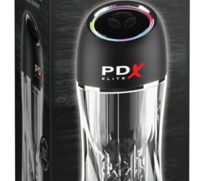PDX Elite ViewTube Pro Masturbator Automat cu Sucțiune și Vibrații
