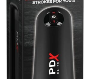 PDX Elite Moto-Milker Masturbator Automat cu Vibrații și Masaj Thrusting
