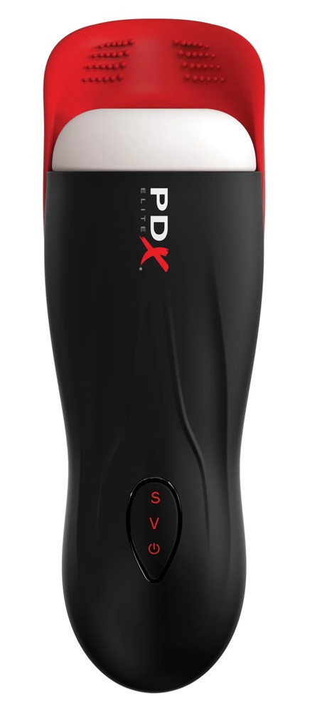 PDX Elite Fap-O-Matic Pro Masturbator cu Sucțiune Vibrații și Stimulator - imagine 3