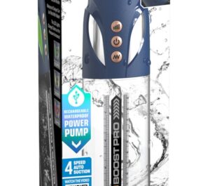 Pump Worx Max Boost Pro Flow Pompă Automată pentru Penis cu 8 Moduri de Sucțiune, Albastru