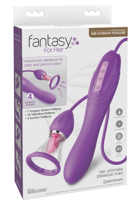 Stimulator 3 în 1 FFH Her Ultimate Pleasure MaxP