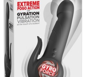FFS Pogo Thruster Negru Vibrator cu Mișcare Pogo Rotații și Vibrații