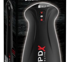 PDXE Fap-Gasm Frosted Masturbator Automat cu Vibrații și Funcție de Sucțiune