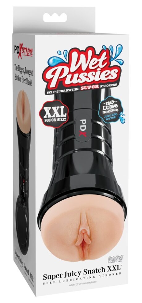 PDX Extreme Wet Pussies Super Juicy Snatch XXL Masturbator Realist cu Sucțiune