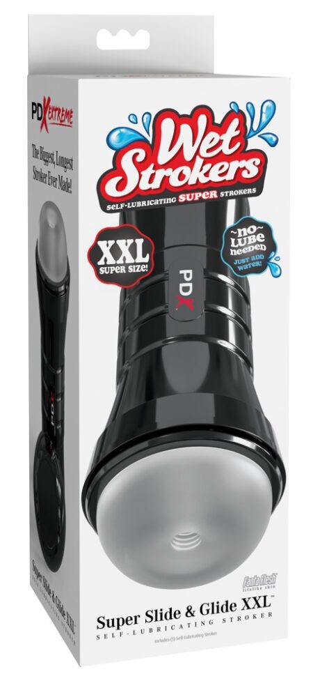 PDX Extreme Wet Pussies Super Slide & Glide XXL Masturbator realist fără lubrifiant