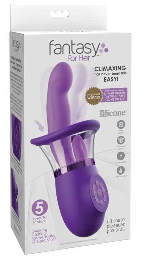 Stimulator 3 în 1 FFH Pleasure Pro Plus Mov