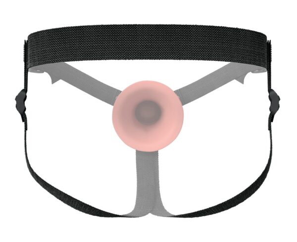 Strap-on gol din silicon cu ham reglabil 16,5 cm - imagine 33