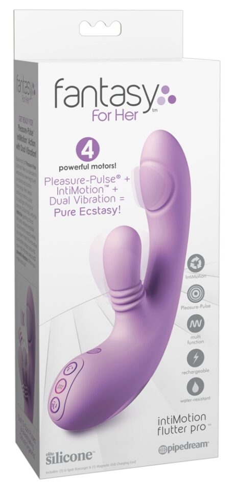 FFH IntiMotion Flutter Pro Mov – Vibrator Rabbit cu Stimulare Clitoridiană și Punctul G