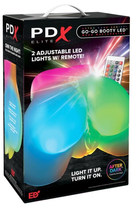 Masturbator Torso PDX Elite Go-Go Booty Mega cu LED RGB