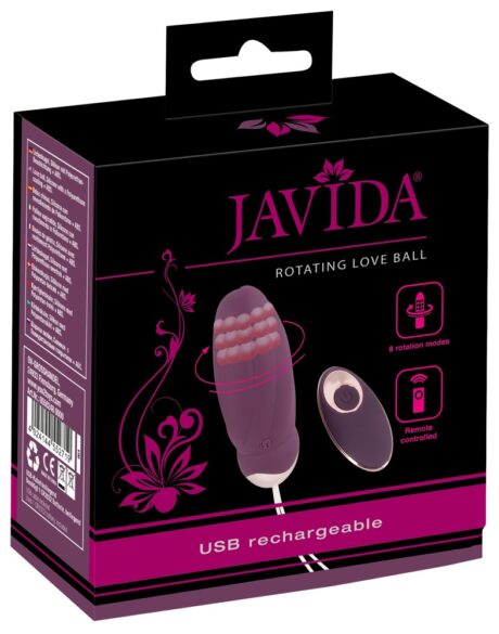 Bilă Vibrantă Javida Rotating Love Ball cu Telecomandă