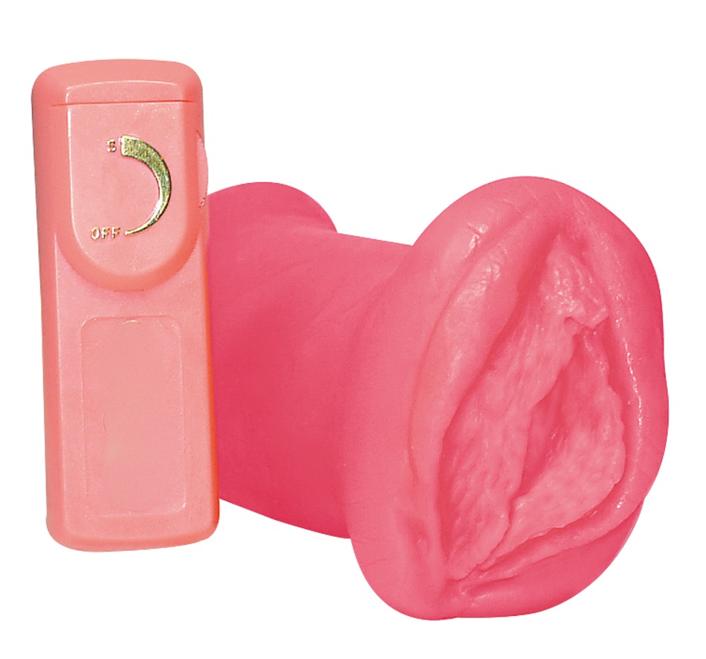 Masturbator Pussy 17,5 cm cu Vibrații Reglabile - imagine 2