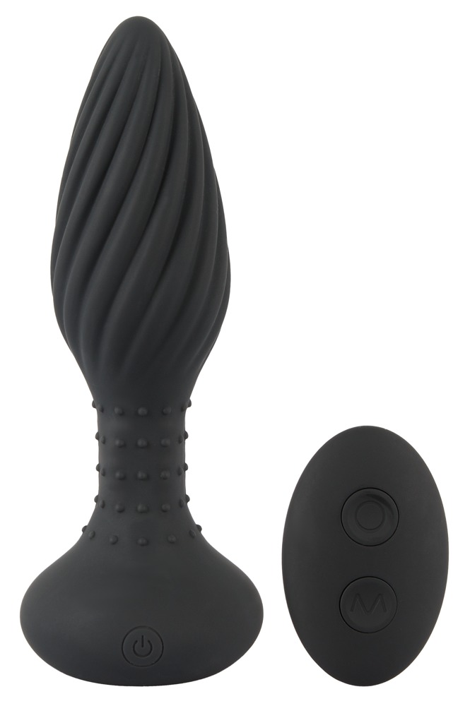 ANOS Rotating Beads Dop Anal Texturat cu Rotație Vibrații și Telecomandă - imagine 2