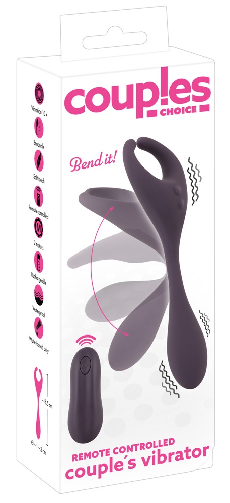 Vibrator pentru Cupluri Couples Choice cu Telecomandă