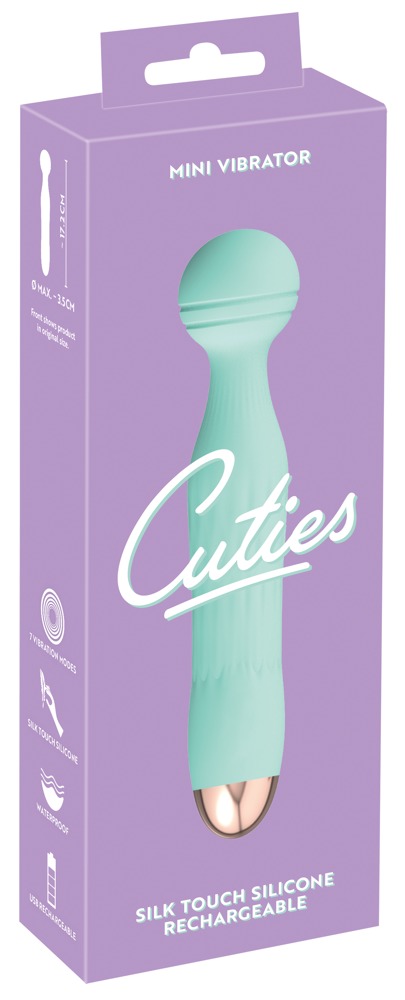 Cuties Mini-Vibrator Verde 2.G – Vibrator Reîncărcabil din Silicon