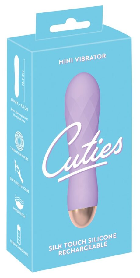 Cuties Mini-Vibrator Purple 2.G – Vibrator Reîncărcabil din Silicon