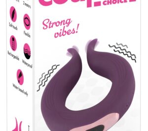 Vibrator pentru Cupluri Couples Choice cu 2 Motoare