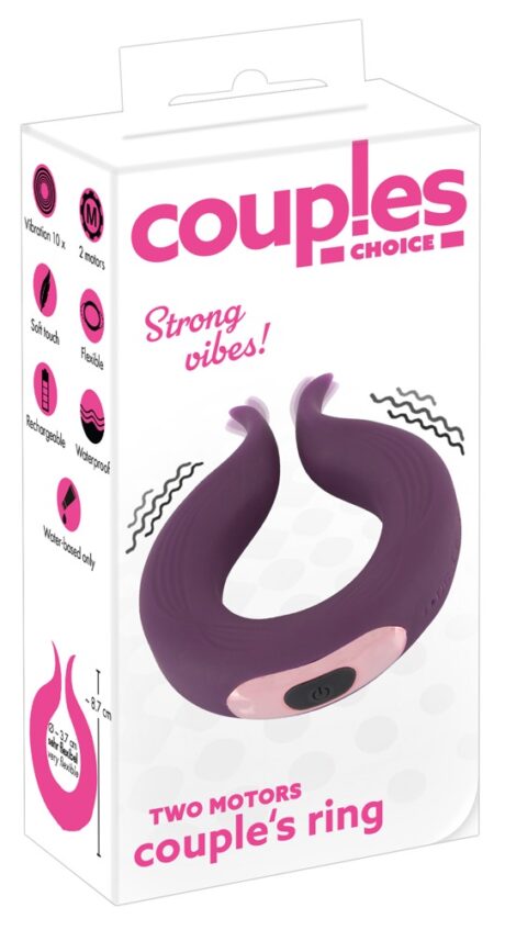 Vibrator pentru Cupluri Couples Choice cu 2 Motoare