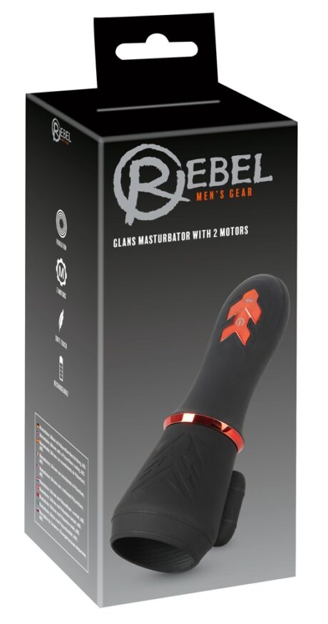 Masturbator Rebel pentru Gland cu 2 Motoare