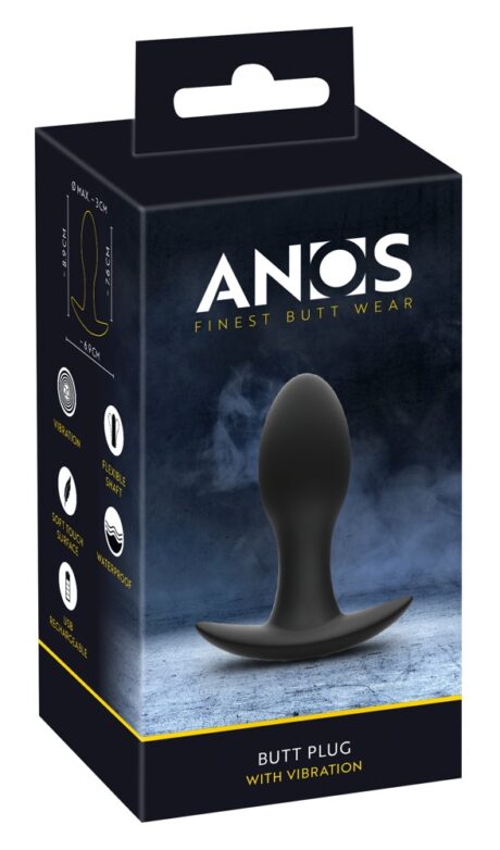 Mini Plug Anal Vibrant ANOS – 20 Moduri de Vibrație