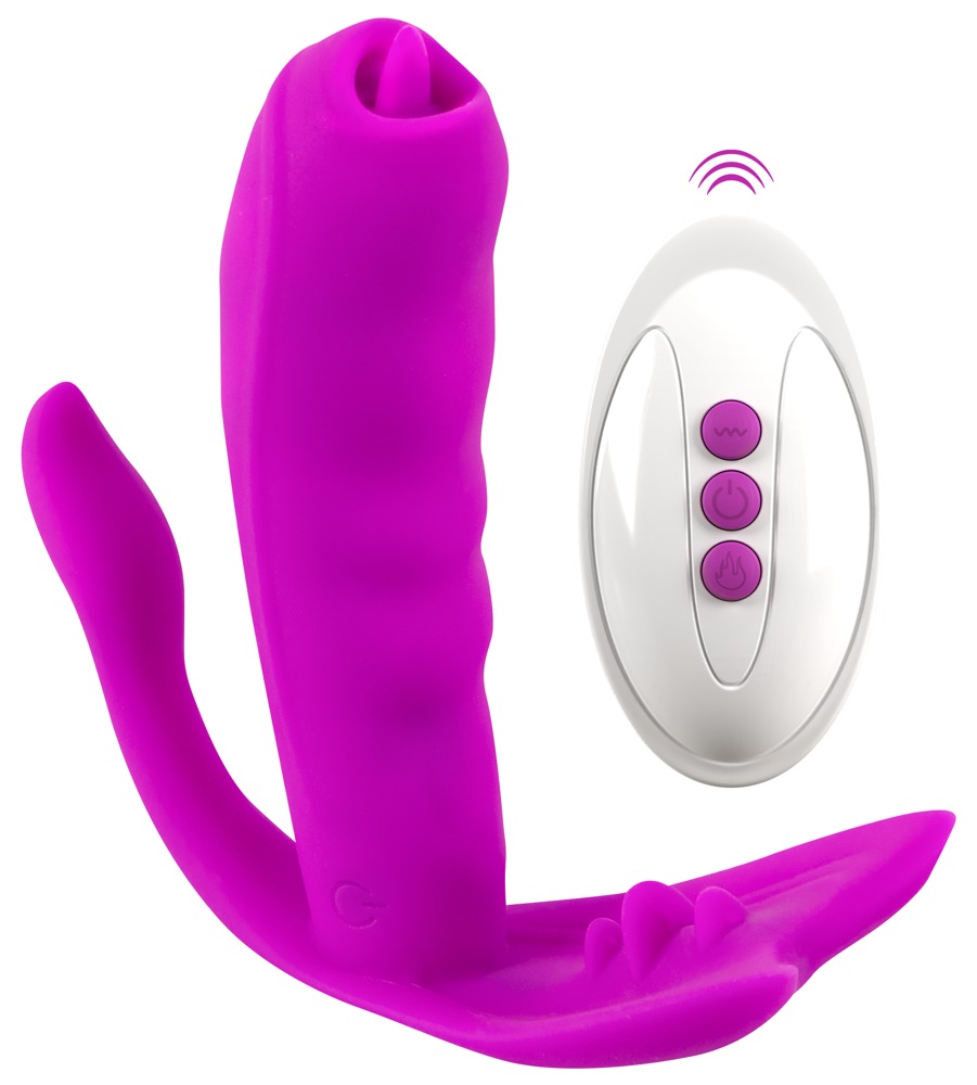 Vibrator Javida Licking Panty cu Stimulare Triplă și Telecomandă - imagine 2