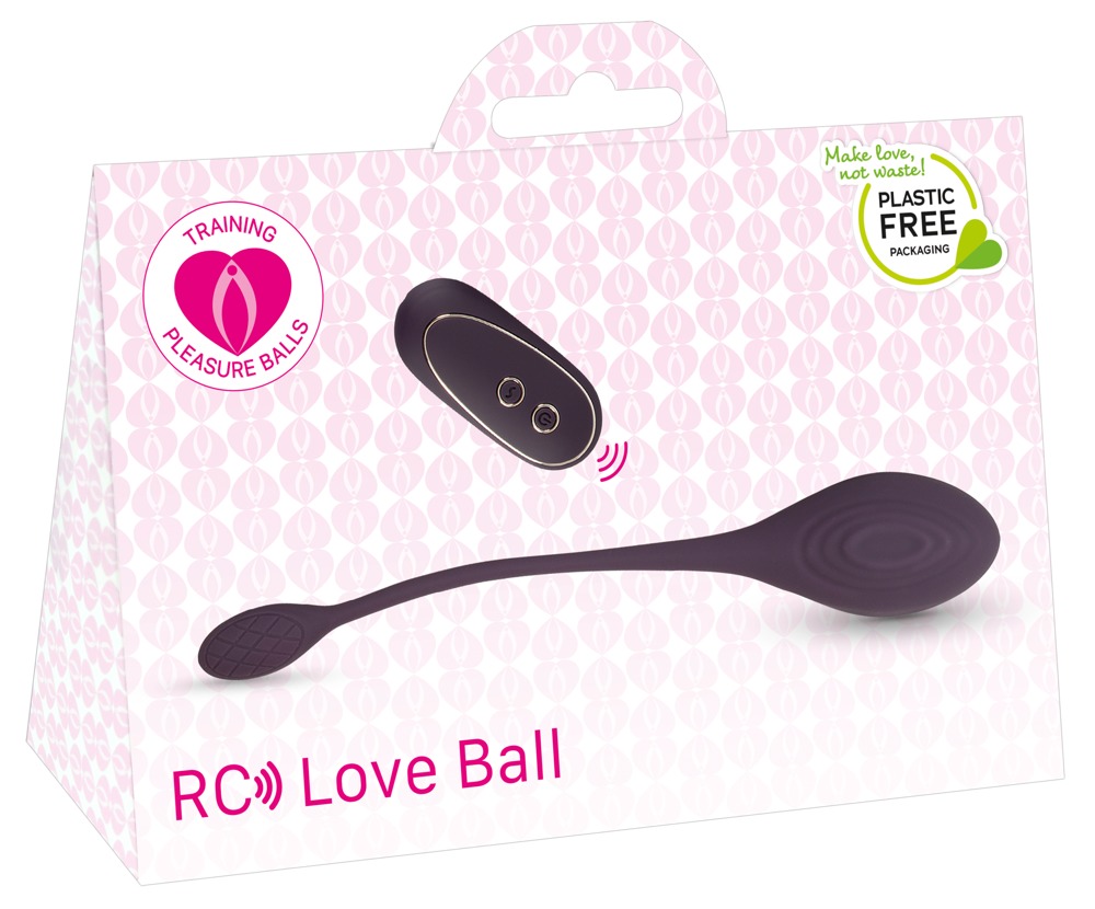 Vaginal Trainers Love Egg Vibro-Bilă RC cu 10 Moduri de Vibrații